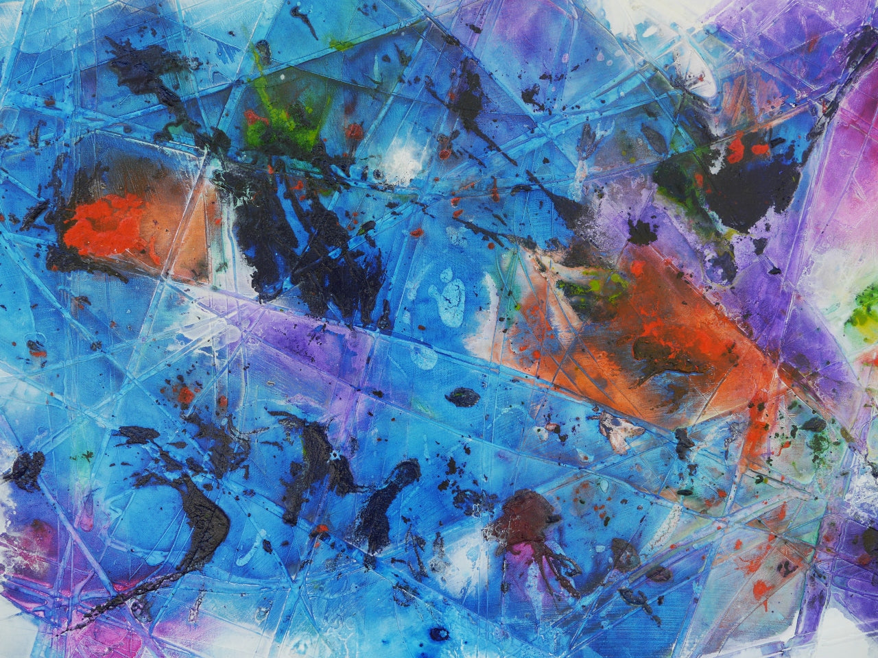 Velvet Bouquet 240cm x 100cm Textured Abstract Painting (SOLD)