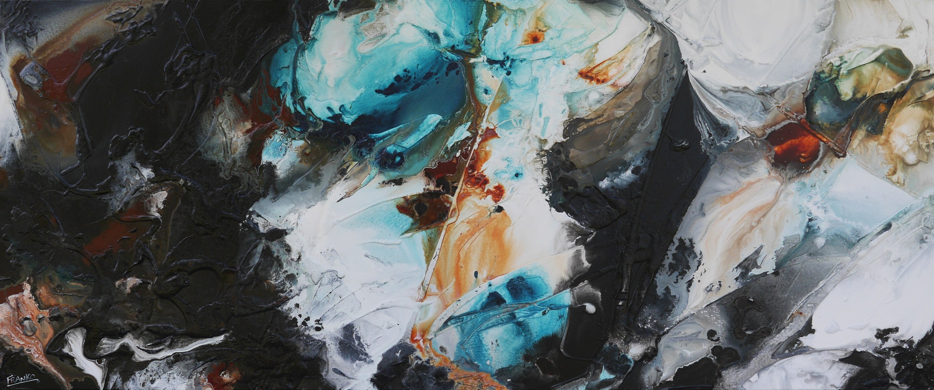 Natural Obsession 240cm x 100cm Textured Abstract Painting-Abstract-[Franko_Artist]-[Australian_artist]-[Gold_Coast]-[Brisbane]-[modern]-[contemporary]-[original]-[Large_artwork]-Franklin Art Studio