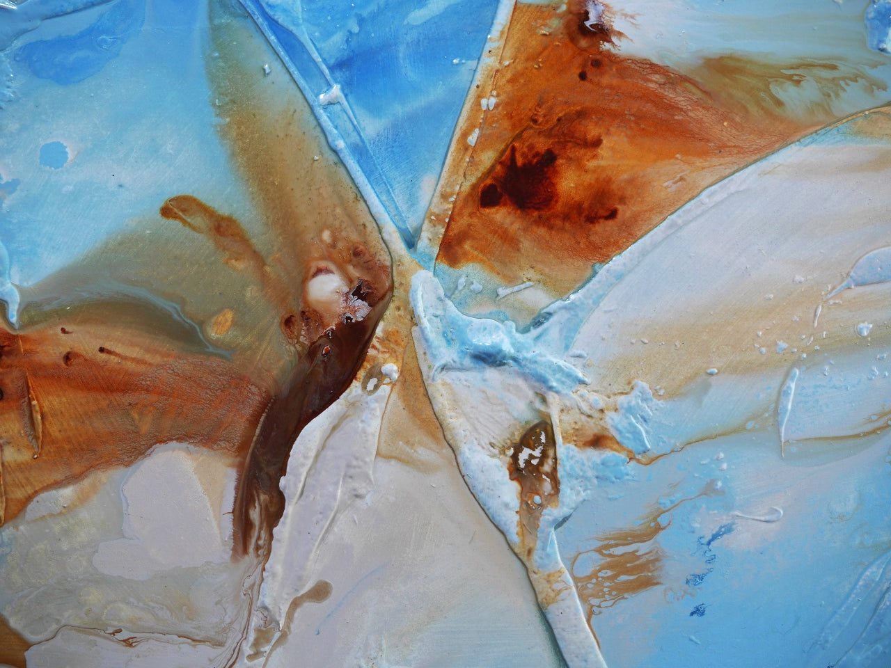 West Coast 270cm x 100cm Textured Abstract Painting (SOLD)