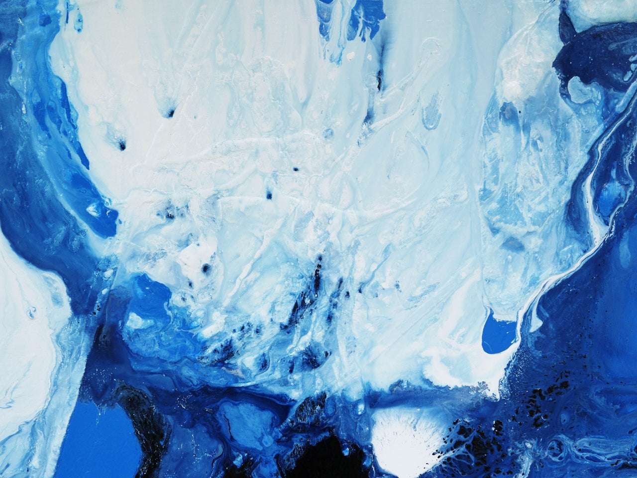 Aquatic Clarity 250cm x 150cm Textured Abstract Painting (SOLD)
