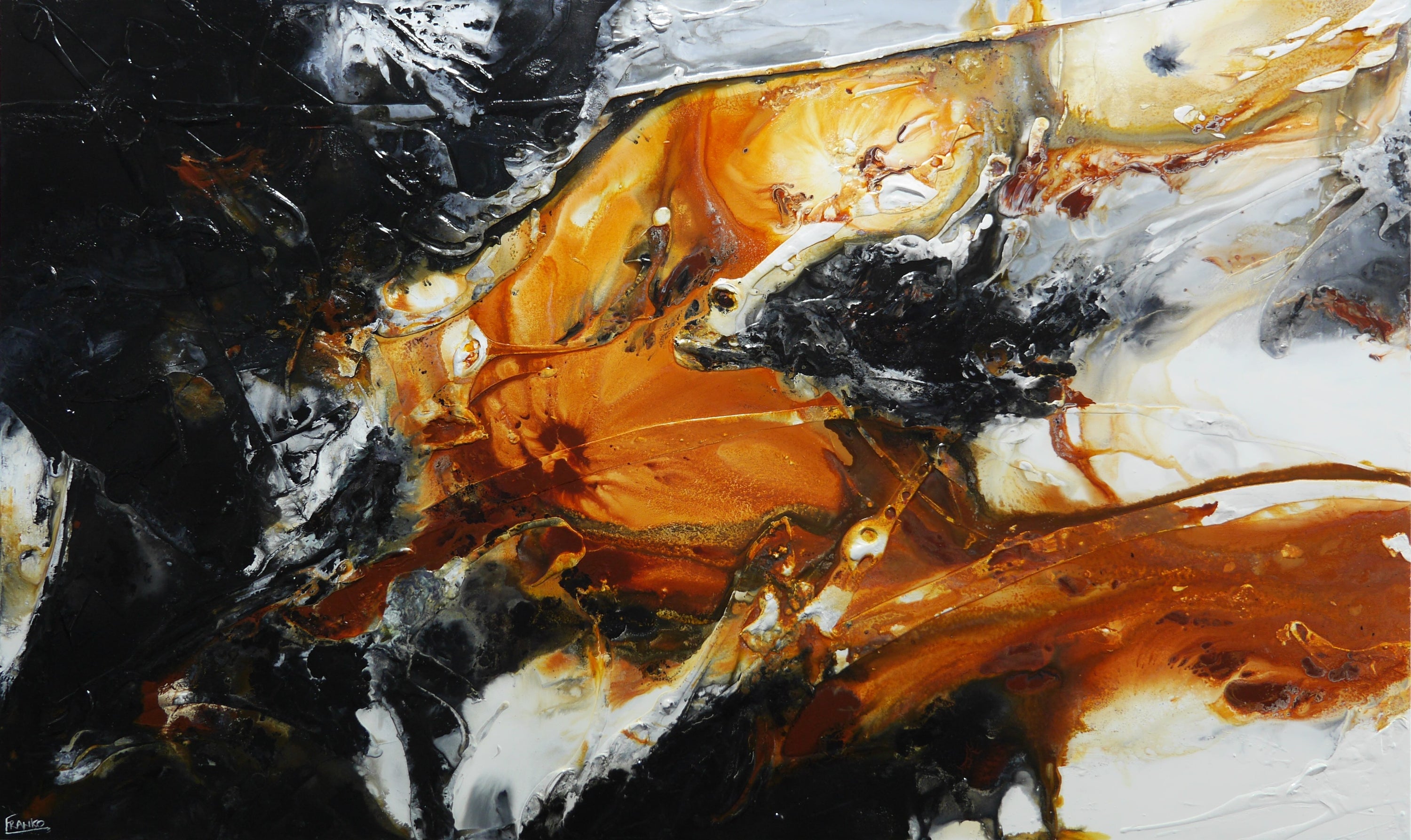 Universal Rush 250cm x 150cm Textured Abstract Painting-Abstract-[Franko_Artist]-[Australian_artist]-[Gold_Coast]-[Brisbane]-[modern]-[contemporary]-[original]-[Large_artwork]-Franklin Art Studio