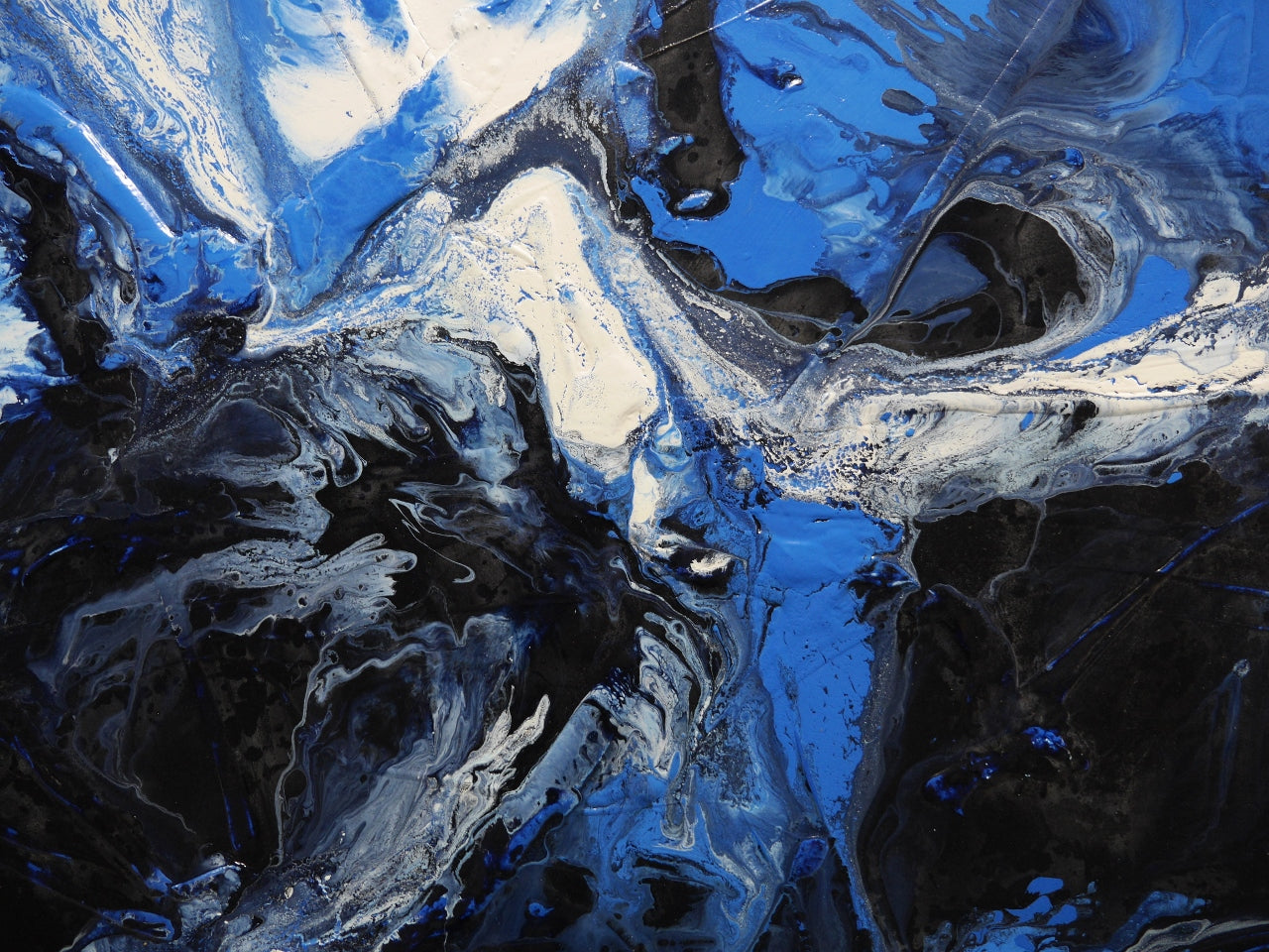 Aquaholic 295cm x 100cm Textured Abstract Painting (SOLD)