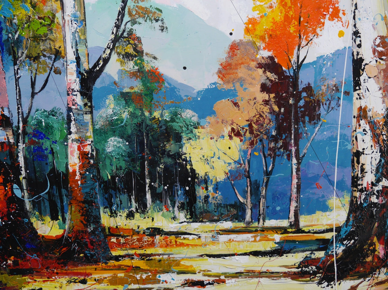 Silent Expanse 200cm x 120cm Framed Landscape Textured Abstract Realism Painting (SOLD)