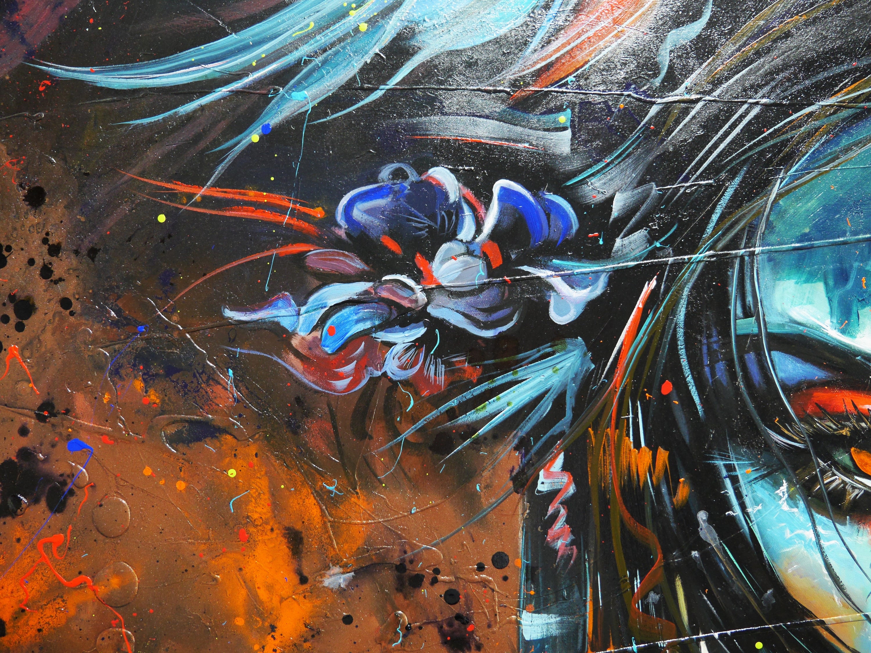 Chikara 200cm x 120cm FRAMED Geisha Abstract Realism Textured Painting (SOLD DAVID)