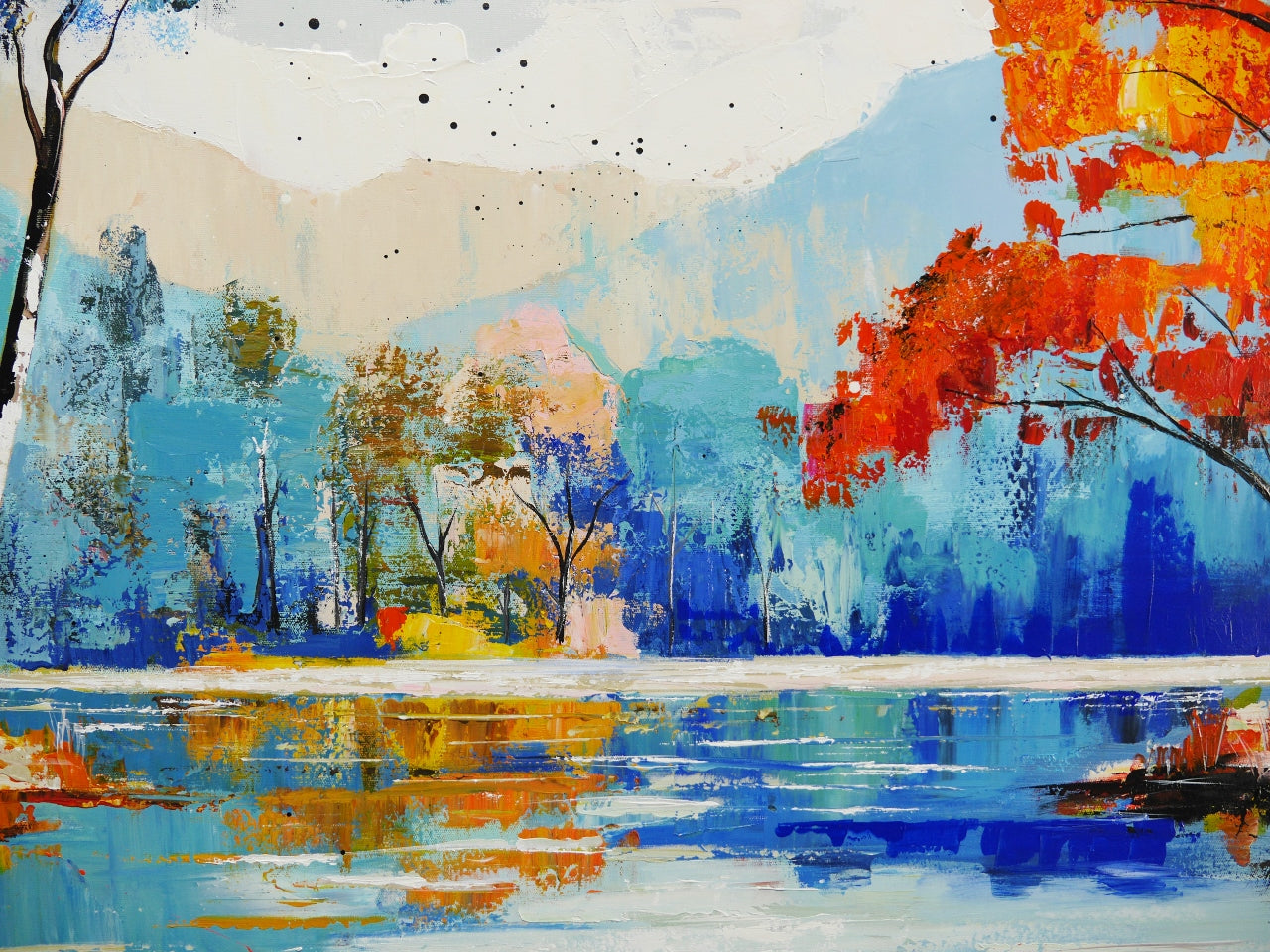 The Expanse 240cm x 120cm Framed Landscape Textured Abstract Realism Painting (SOLD)