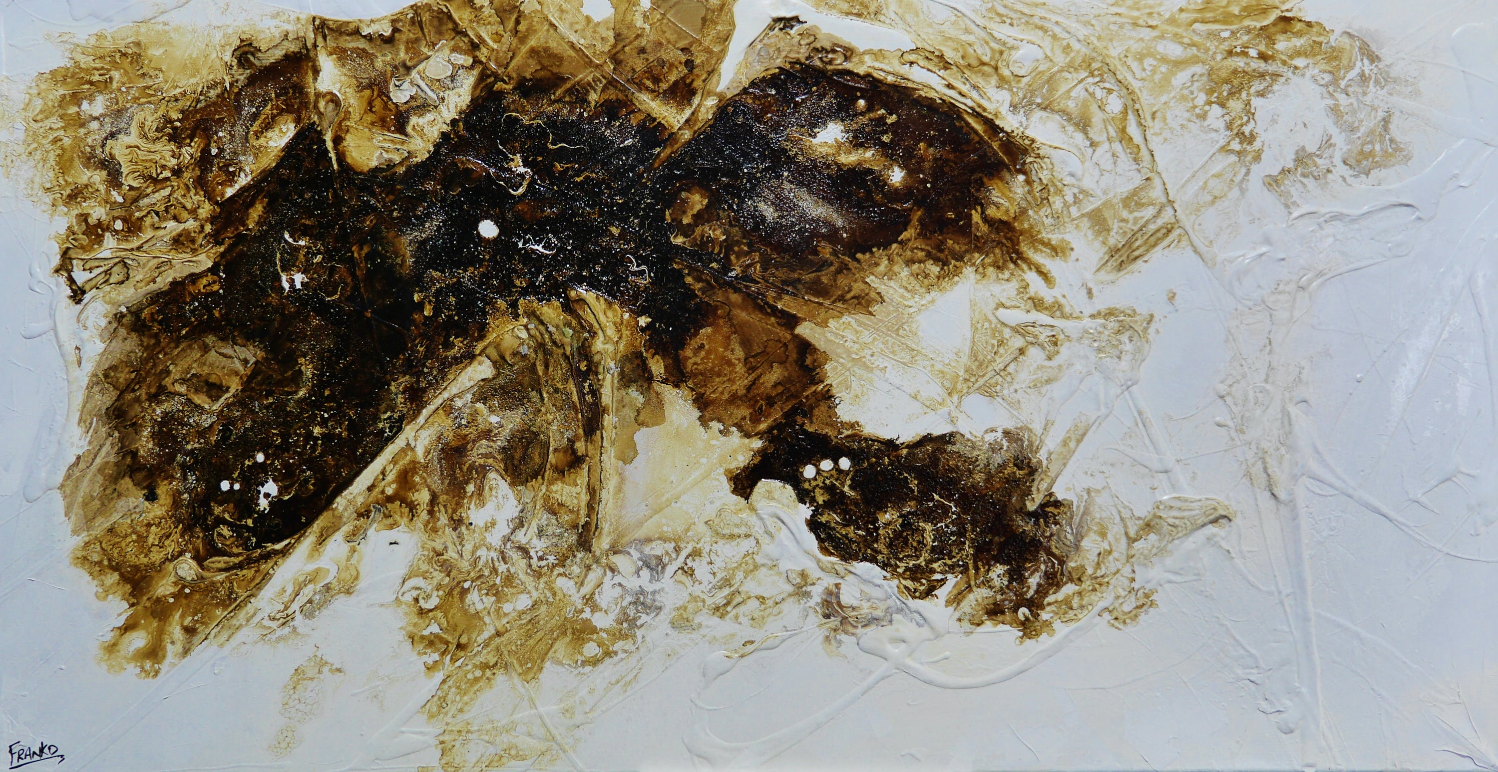 Mystery 190cm x 100cm Textured Abstract Painting