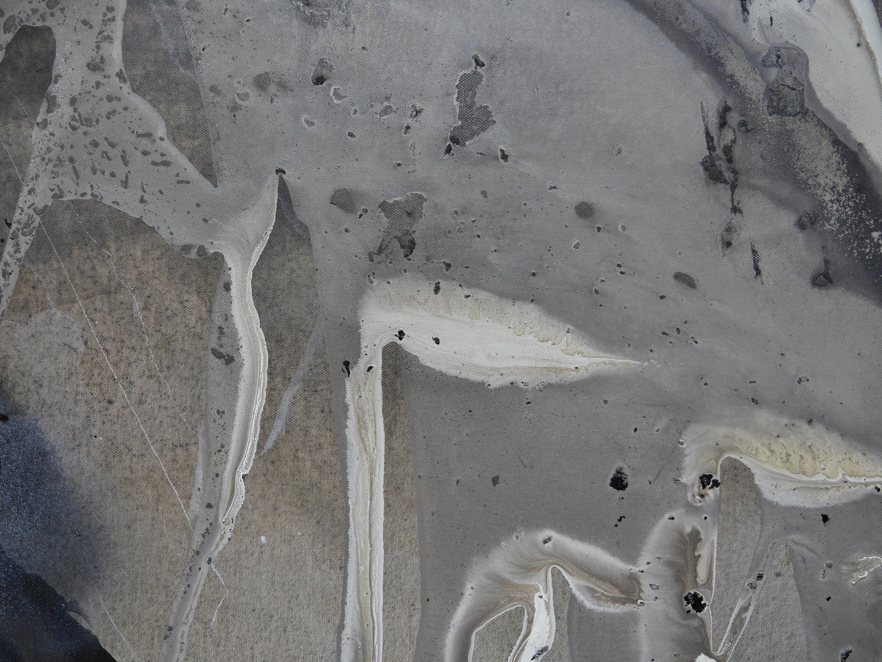 Refined 333 200cm x 80cm Blended Ink Abstract Painting (SOLD)