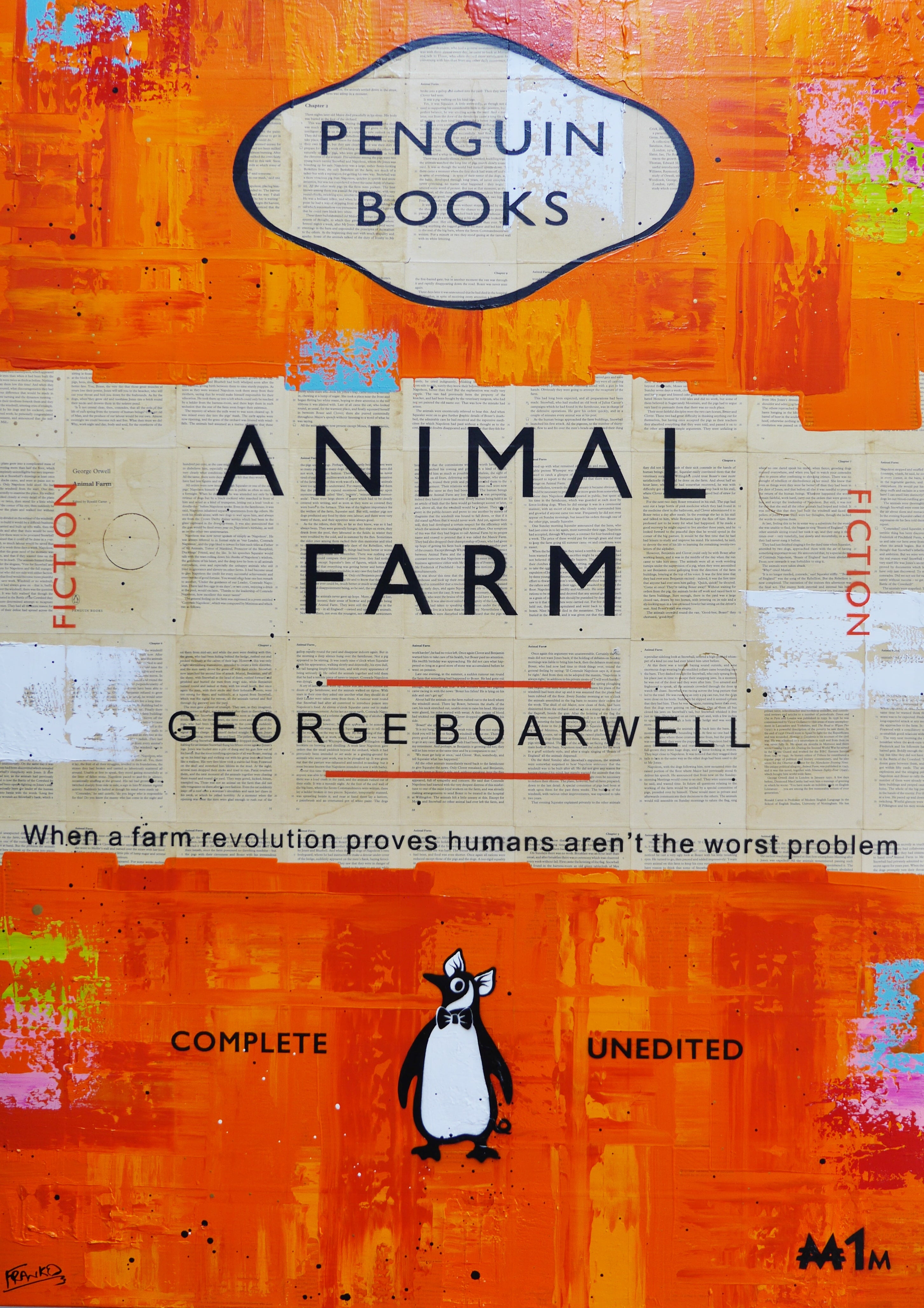 Farming 100cm x 140cm Urban Pop Book Club Painting (SOLD)