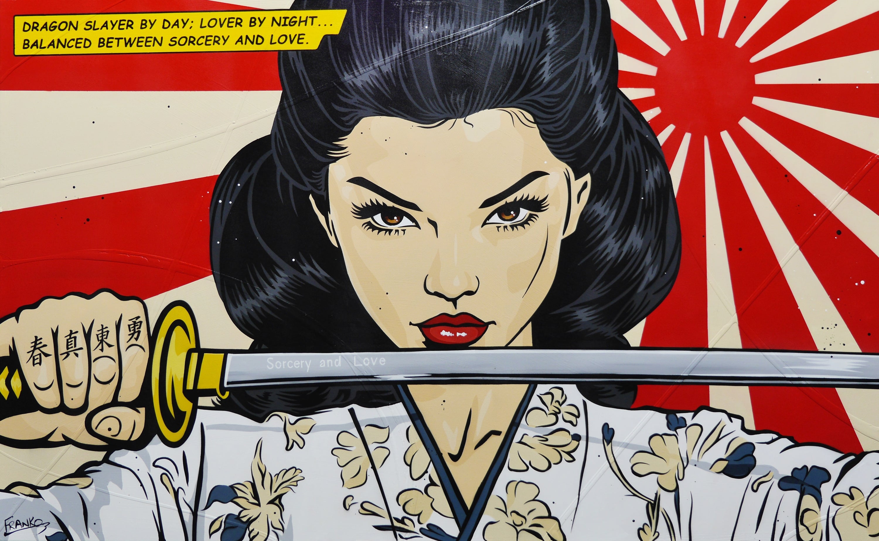 The Balance 160cm x 100cm Classic Pop Art Painting