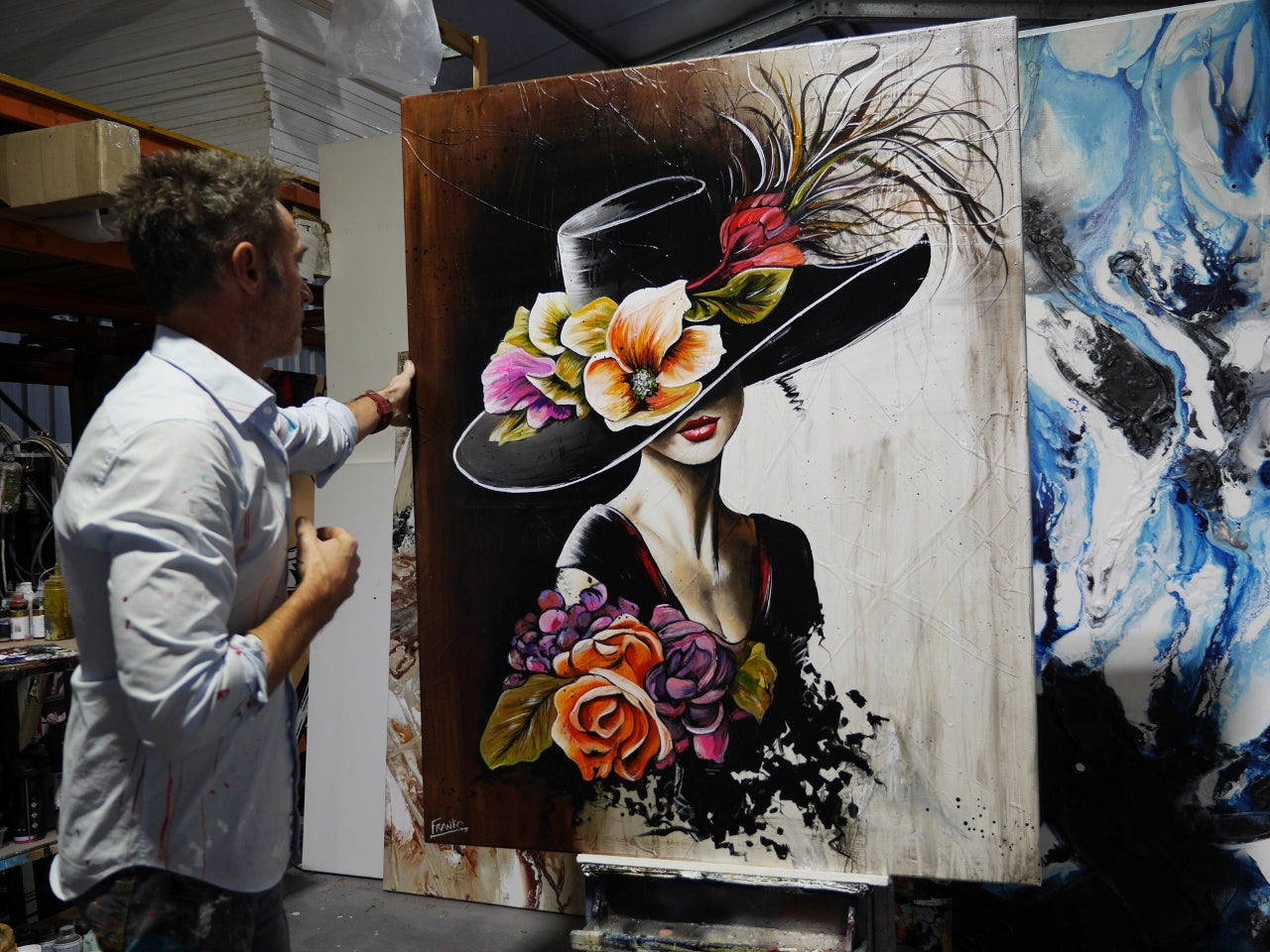 Coco 120cm x 150cm Classy Textured Abstract Realism Painting