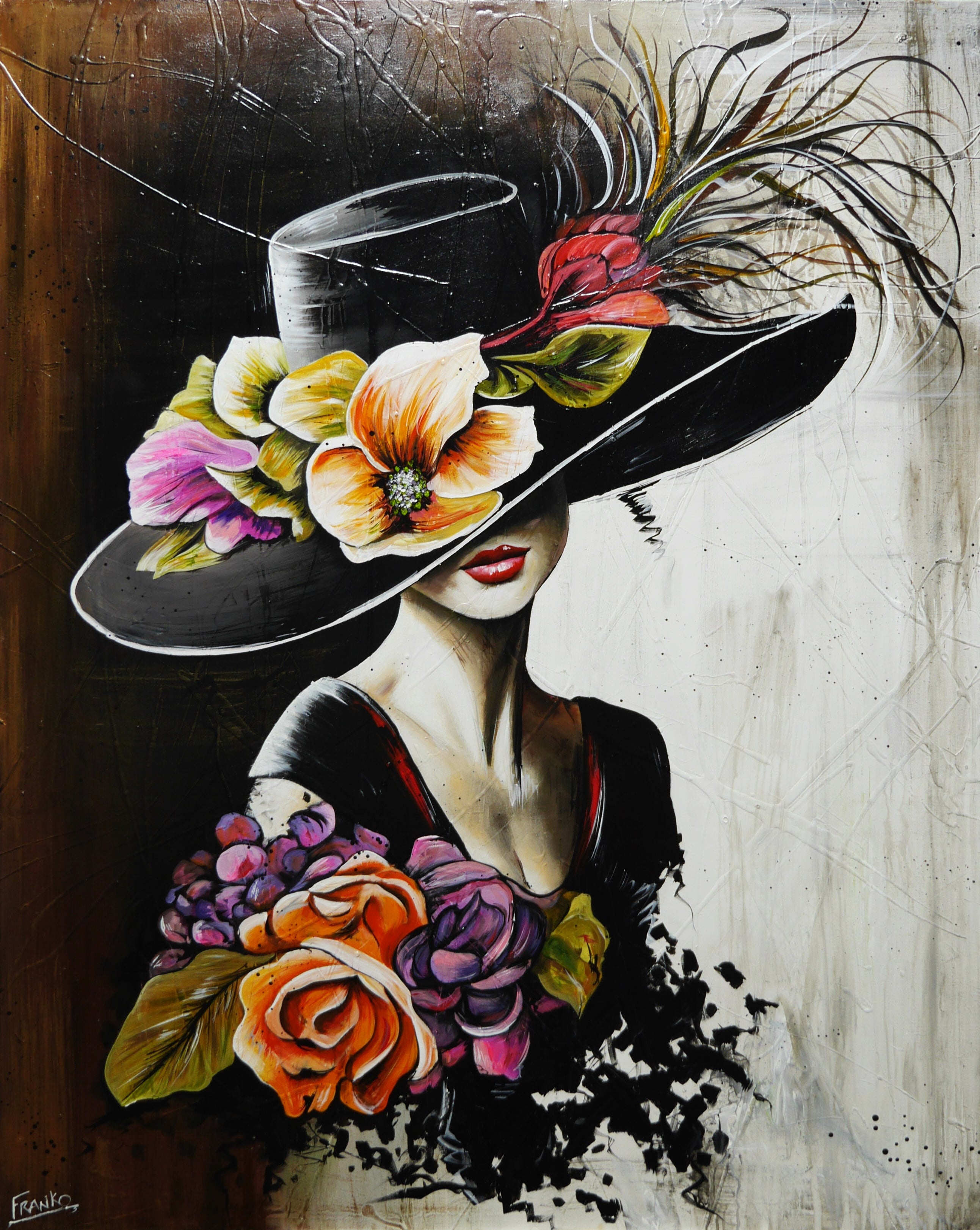 Coco 120cm x 150cm Classy Textured Abstract Realism Painting