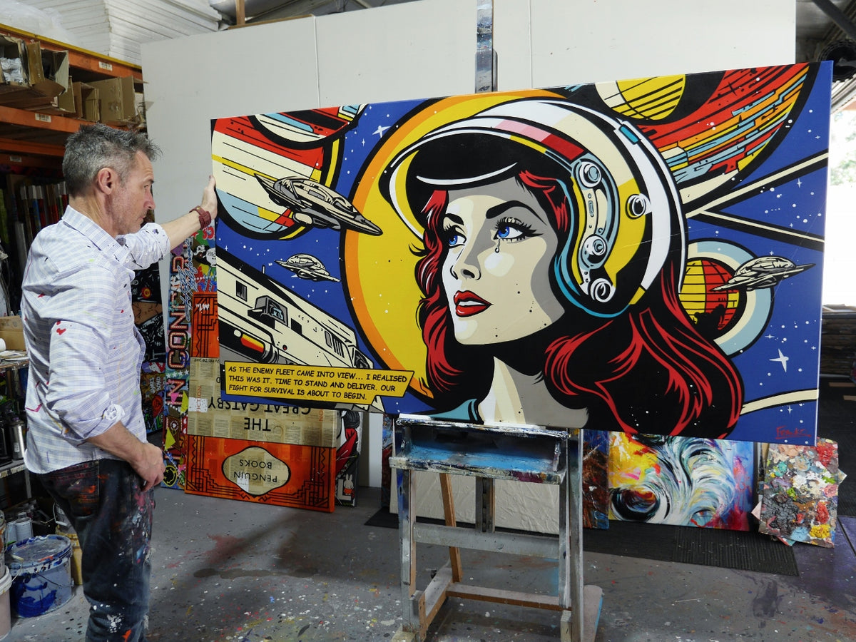 Survival 190cm x 100cm Space Classic Pop Art Painting