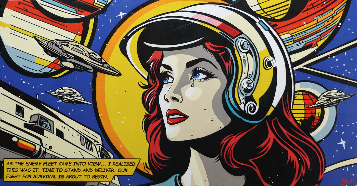 Survival 190cm x 100cm Space Classic Pop Art Painting