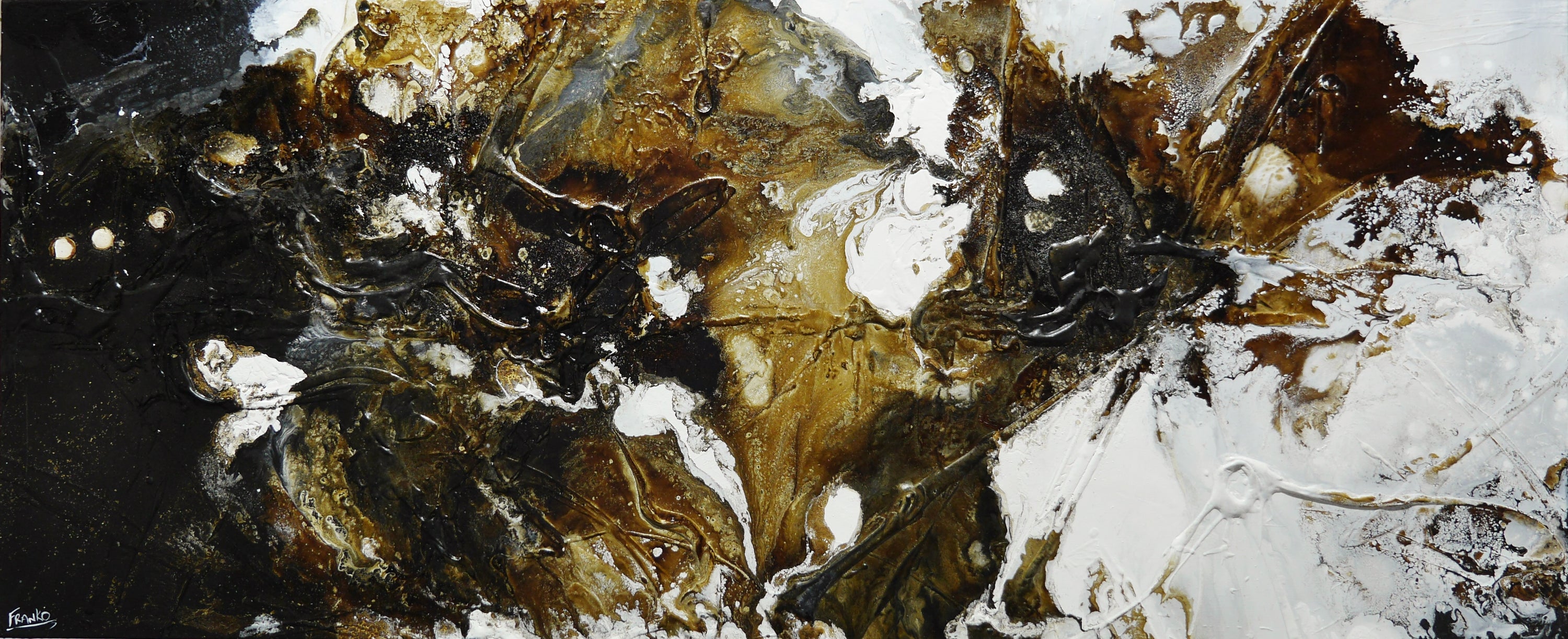 Craving Rust 240cm x 100cm Textured Abstract Painting