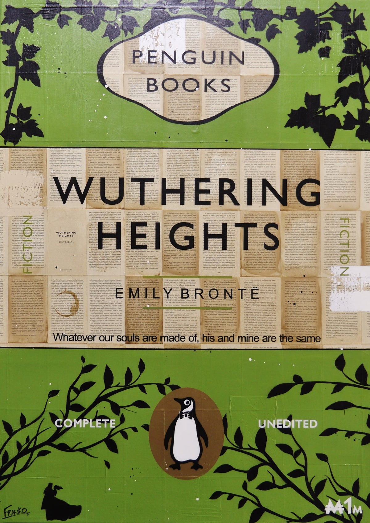 Souls 140cm x 100cm Wuthering Heights Urban Pop Book Club Painting