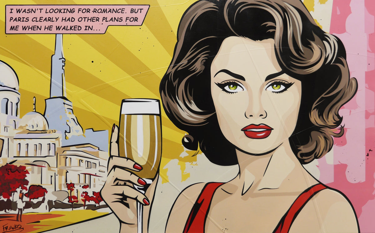 Clearly Paris 160cm x 100cm Textured Classic Pop Art Painting