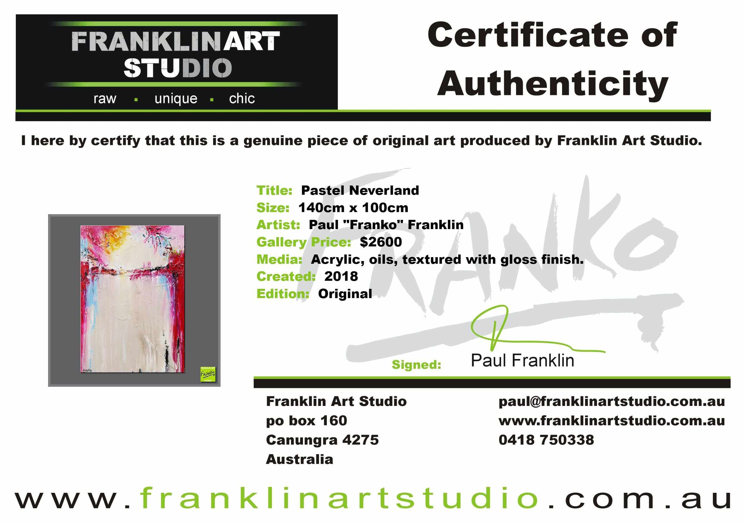 Pastel Neverland 140cm x 100cm Cream Pink Textured Abstract Painting (SOLD)-Abstract-[Franko_Artist]-[The_Block]-[Dream_Homes]-[ideas]-[Grand_Designs]-[Art_Lover]-Franklin Art Studio