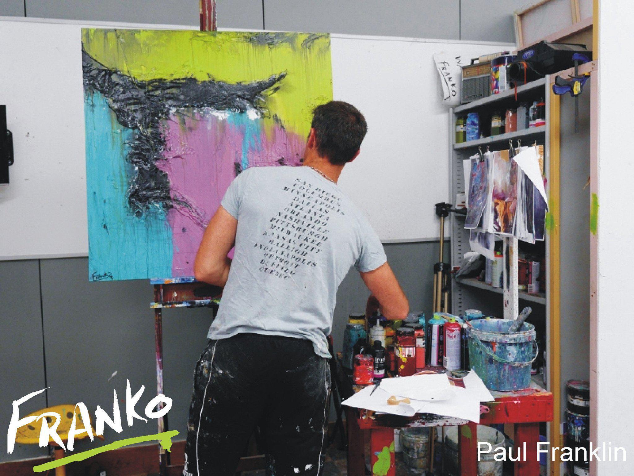 Pastel Patch 100cm x 100cm Blue Purple Green Abstract Painting (SOLD)-abstract-[Franko_Artist]-[The_Block]-[Dream_Homes]-[ideas]- [Grand_Designs]-Franklin Art Studio