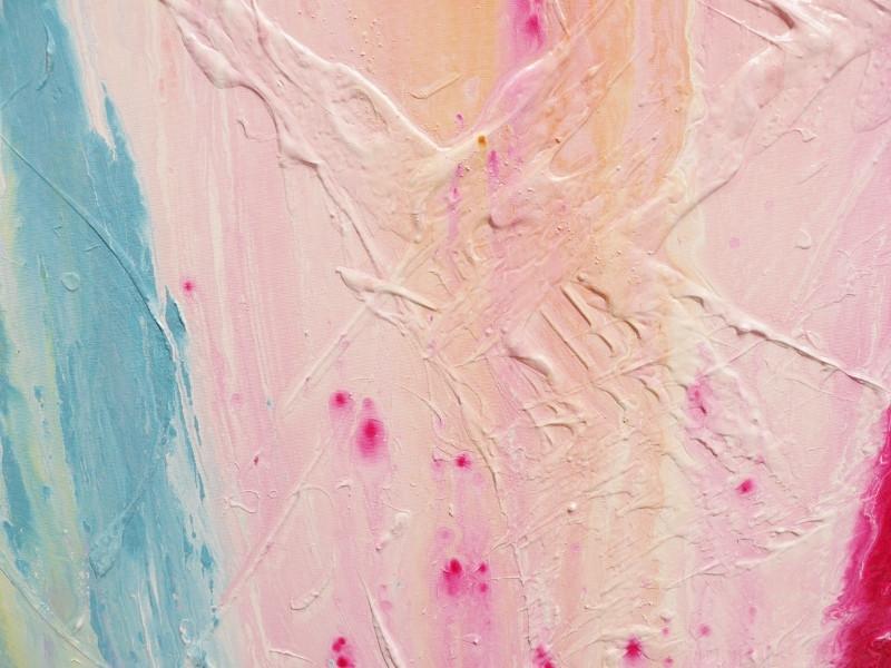 Pastel Riot 120cm x 150cm Colourful Abstract Painting (SOLD)-abstract-[Franko]-[Artist]-[Australia]-[Painting]-Franklin Art Studio