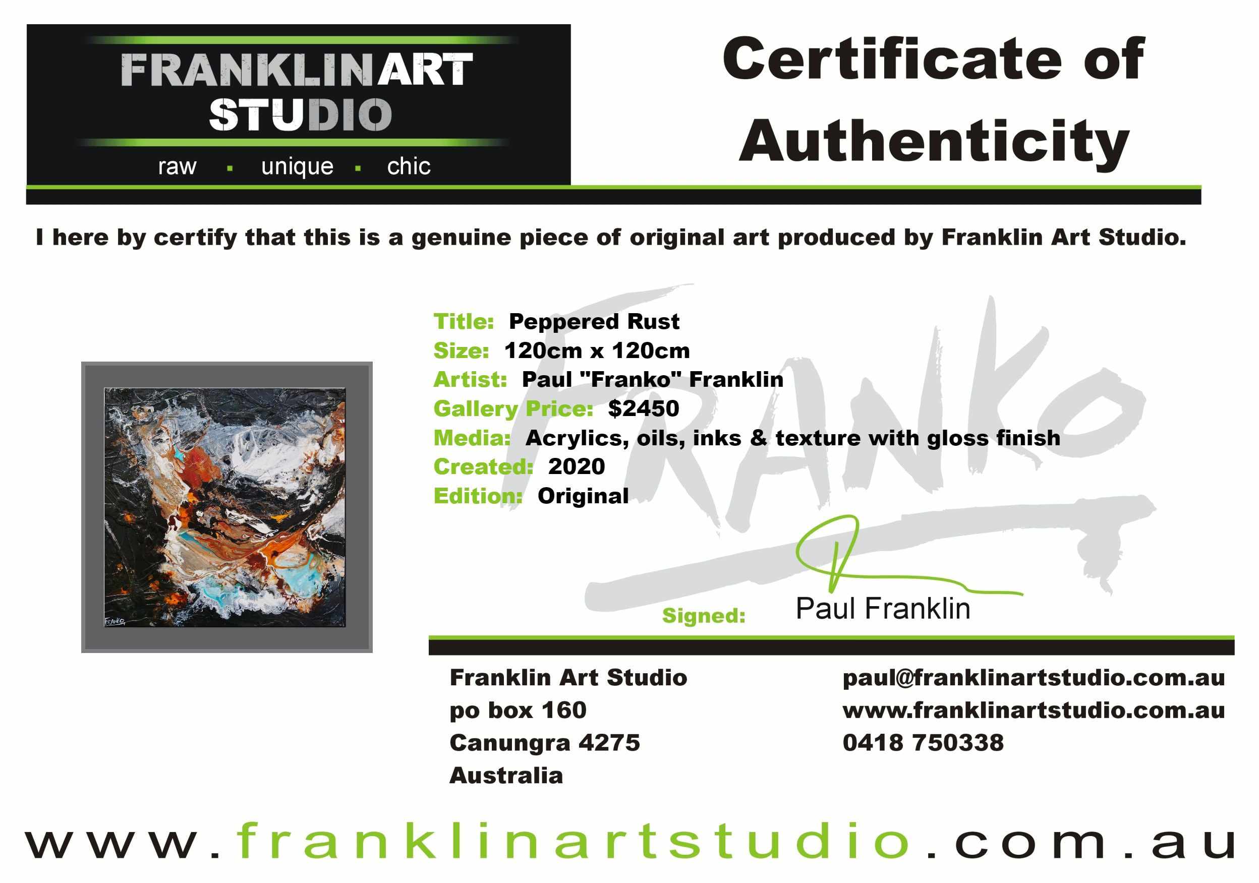 Peppered Rust 120cm x 120cm Teal Black Textured Abstract Painting (SOLD)-Abstract-[Franko_Artist]-[The_Block]-[Dream_Homes]-[ideas]-[Grand_Designs]-[Art_Lover]-Franklin Art Studio