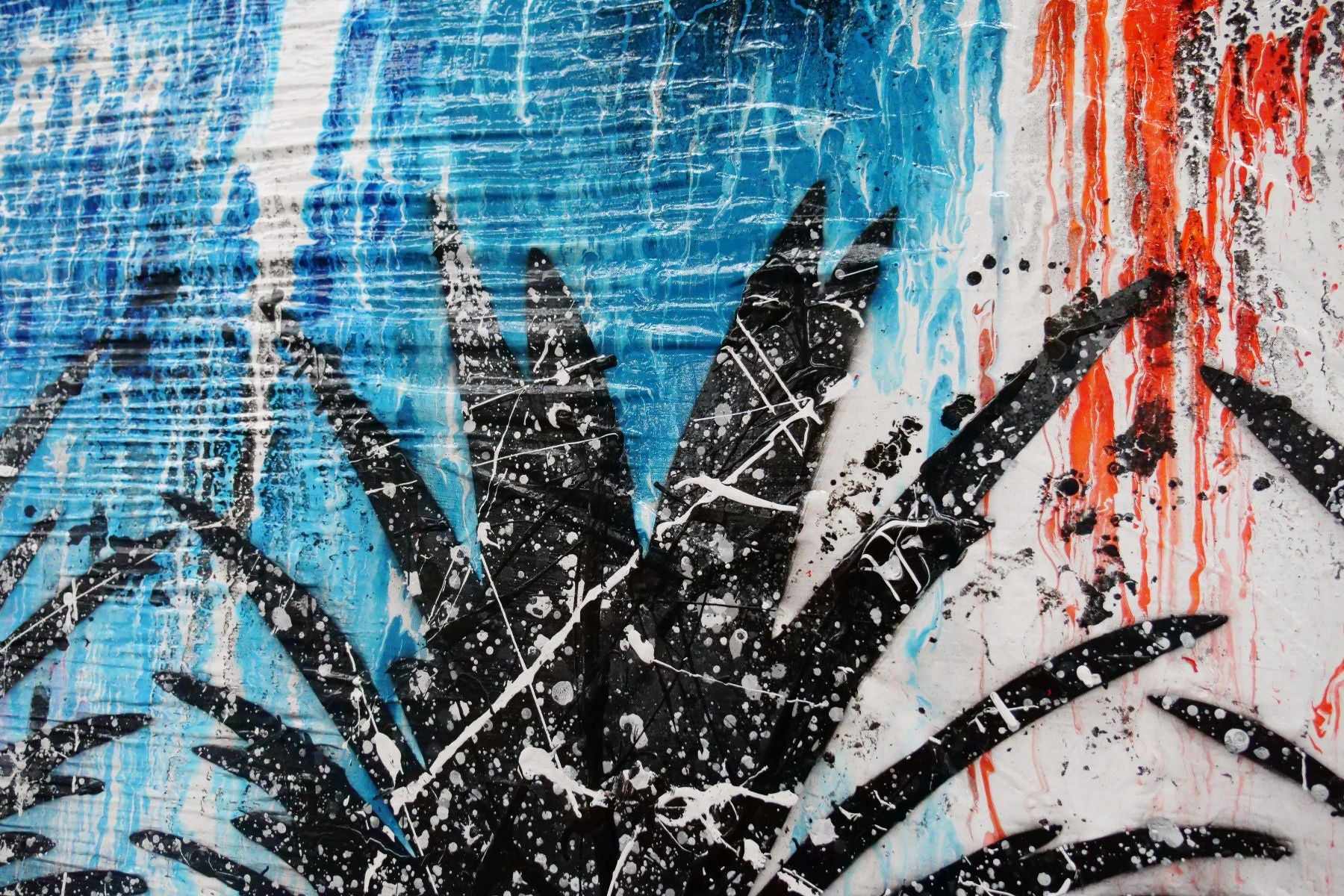 Pineapples 120cm x 150cm Pineapples Textured Urban Pop Art Painting (SOLD)