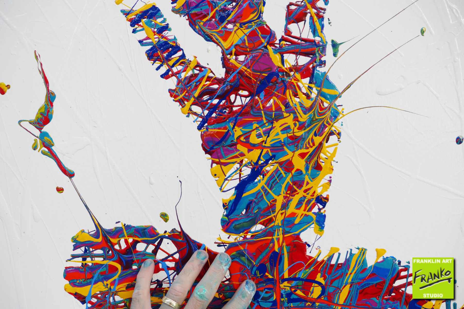 Poise 160cm x 60cm Ballerina Urban Pop Art Painting (SOLD)