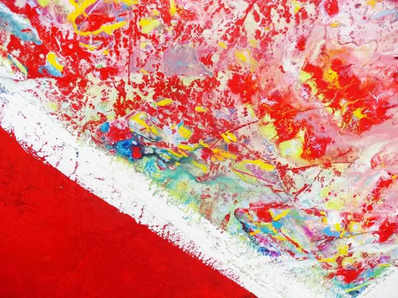 Potpourri 120cm x 120cm Love Heart Pop Art Painting (SOLD)-urban pop-[Franko]-[Artist]-[Australia]-[Painting]-Franklin Art Studio