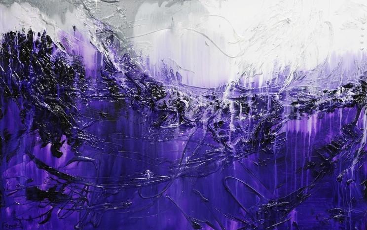 Purple Rush 160cm x 100cm Purple Abstract Painting (SOLD)-abstract-[Franko_Artist]-[Australian_artist]-[Gold_Coast]-[Brisbane]-[modern]-[contemporary]-[original]-[Large_artwork]-Franklin Art Studio