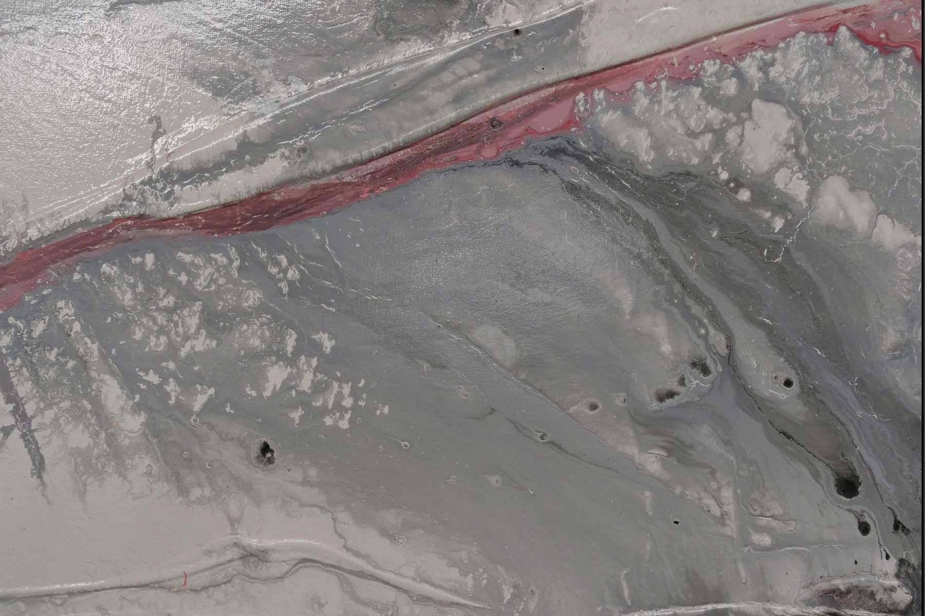 Purple Silk 160cm x 100cm White Pink Purple Textured Abstract Painting (SOLD)