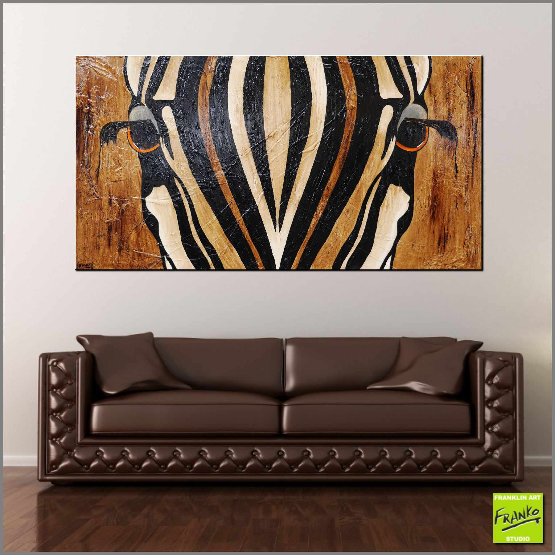 Ranako 190cm x 100cm Zebra Abstract Realism Textured Painting (SOLD)-abstract realism-[Franko_Artist]-[Australian_artist]-[Gold_Coast]-[Brisbane]-[modern]-[contemporary]-[original]-[Large_artwork]-[The_Block]-[Dream_Homes]-[ideas]-[Grand_Designs]-[Art_Lover]-Franklin Art Studio