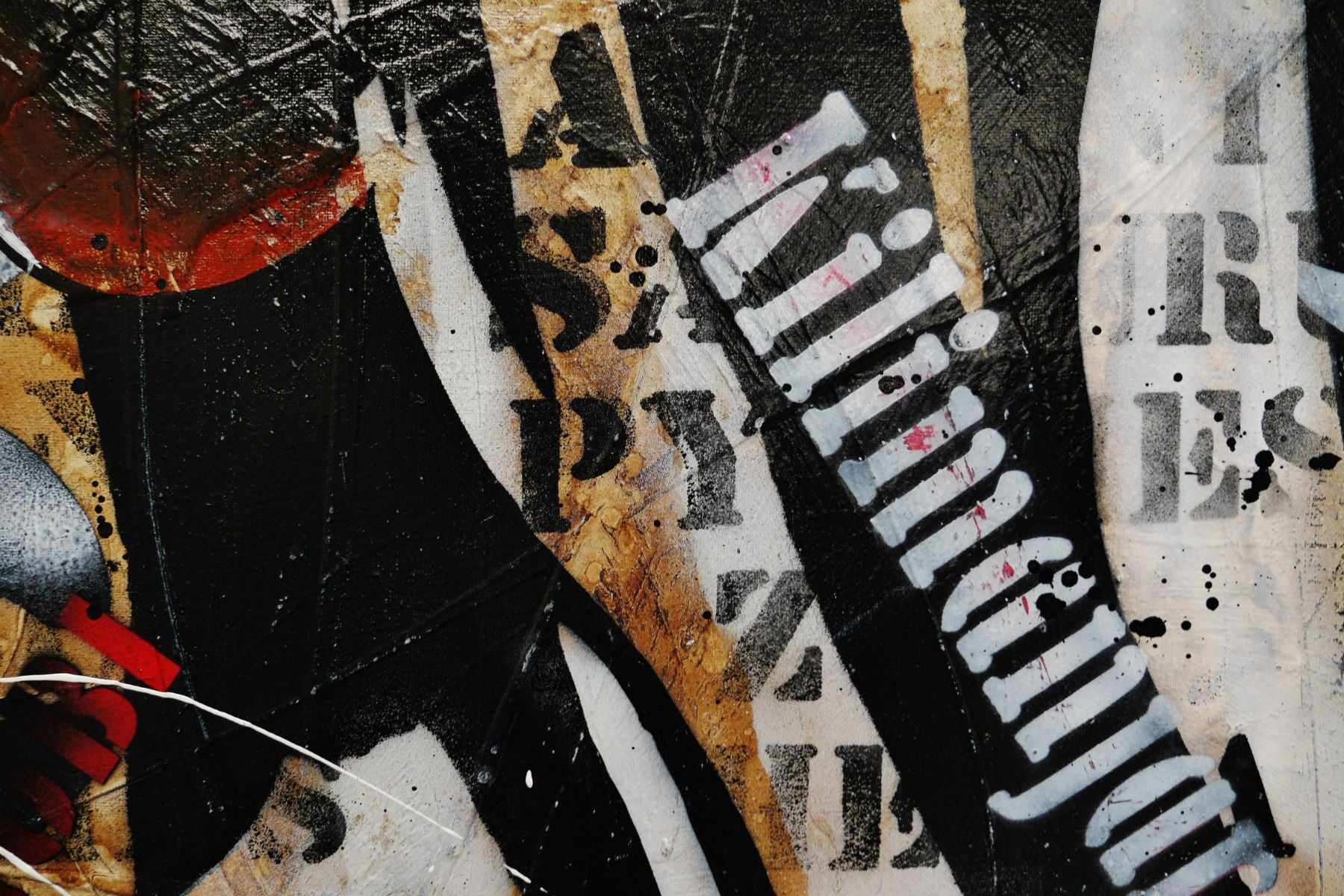 Raw Serengeti 160cm x 100cm African Zebra Textured Urban Pop Art Painting (SOLD)
