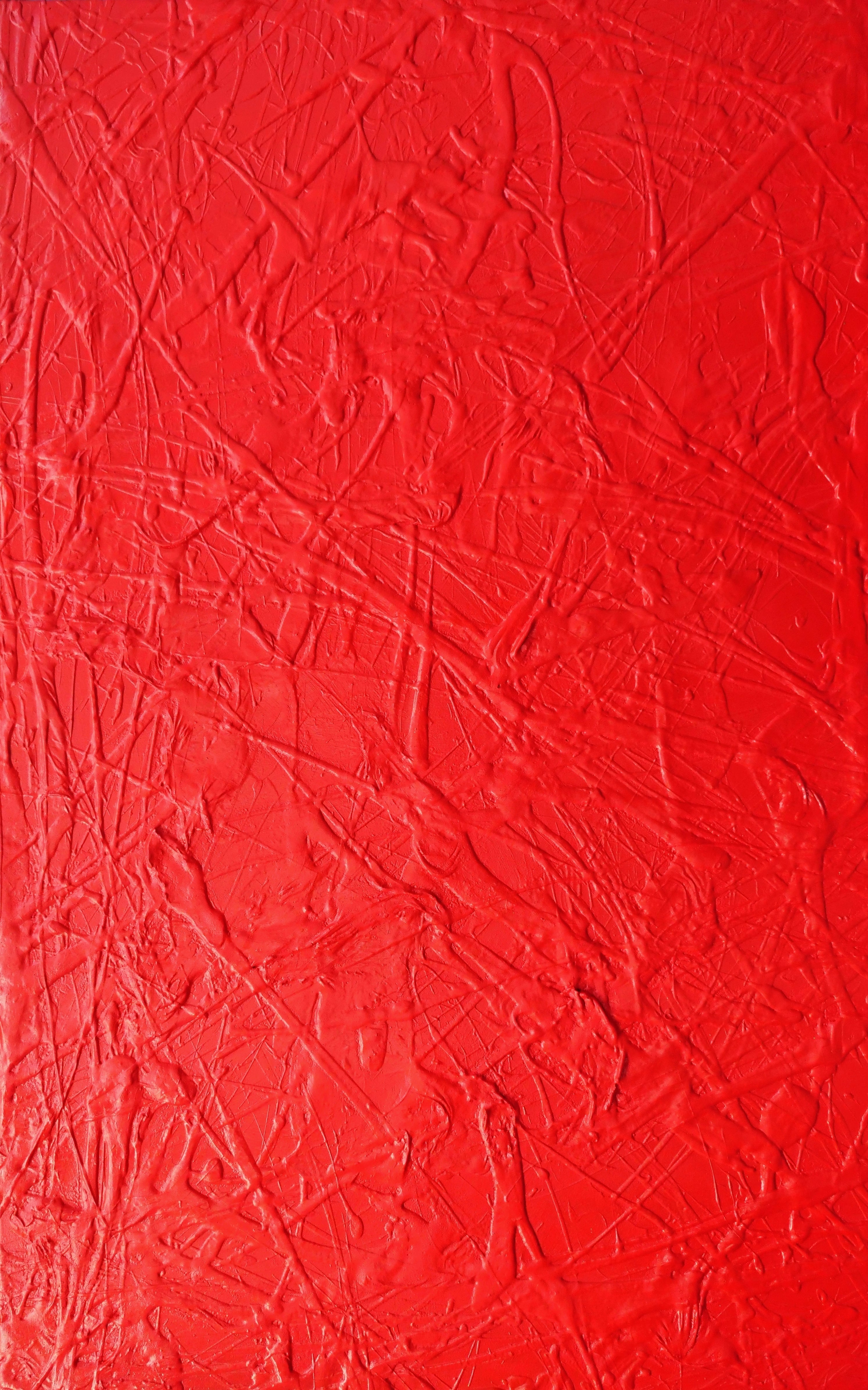 Red Devil 160cm x 100cm Red Textured Abstract Painting (SOLD)-Abstract-[Franko_Artist]-[Australian_artist]-[Gold_Coast]-[Brisbane]-[modern]-[contemporary]-[original]-[Large_artwork]-Franklin Art Studio