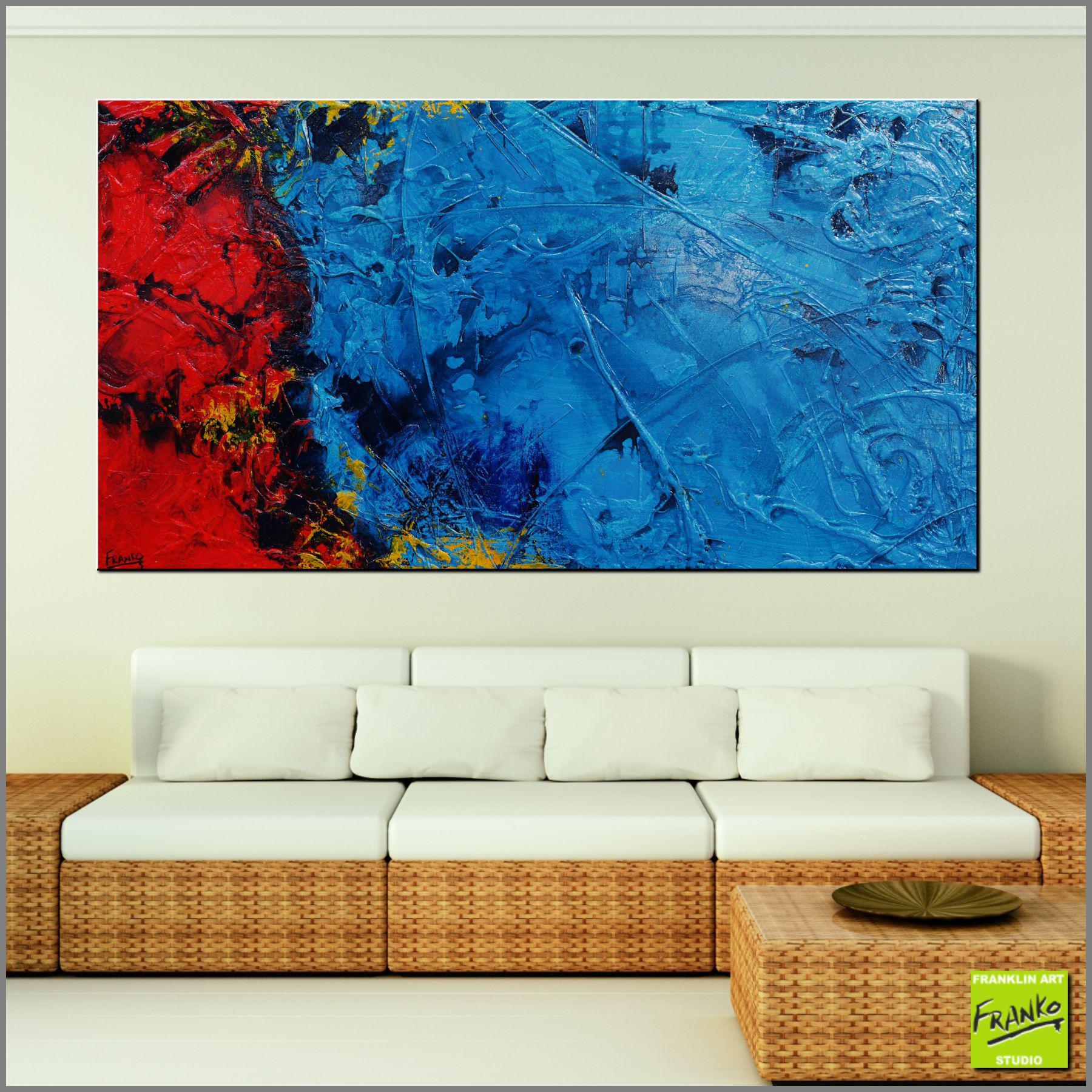 Red & Teal Ice 190cm x 100cm Blue Red Textured Abstract Painting (SOLD)-Abstract-[Franko_Artist]-[Australian_artist]-[Gold_Coast]-[Brisbane]-[modern]-[contemporary]-[original]-[Large_artwork]-[The_Block]-[Dream_Homes]-[ideas]-[Grand_Designs]-[Art_Lover]-Franklin Art Studio