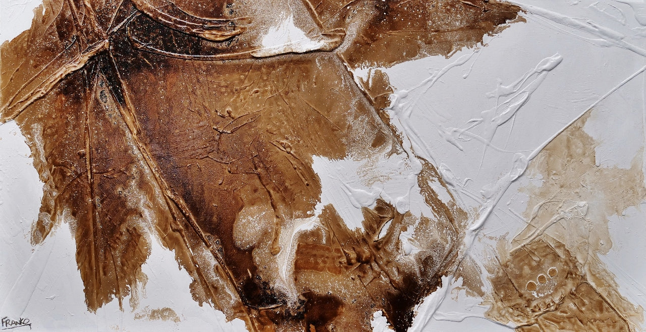 Resonance 190cm x 100cm Rust White Textured Abstract Painting (SOLD)-Abstract-[Franko_Artist]-[Australian_artist]-[Gold_Coast]-[Brisbane]-[modern]-[contemporary]-[original]-[Large_artwork]-Franklin Art Studio