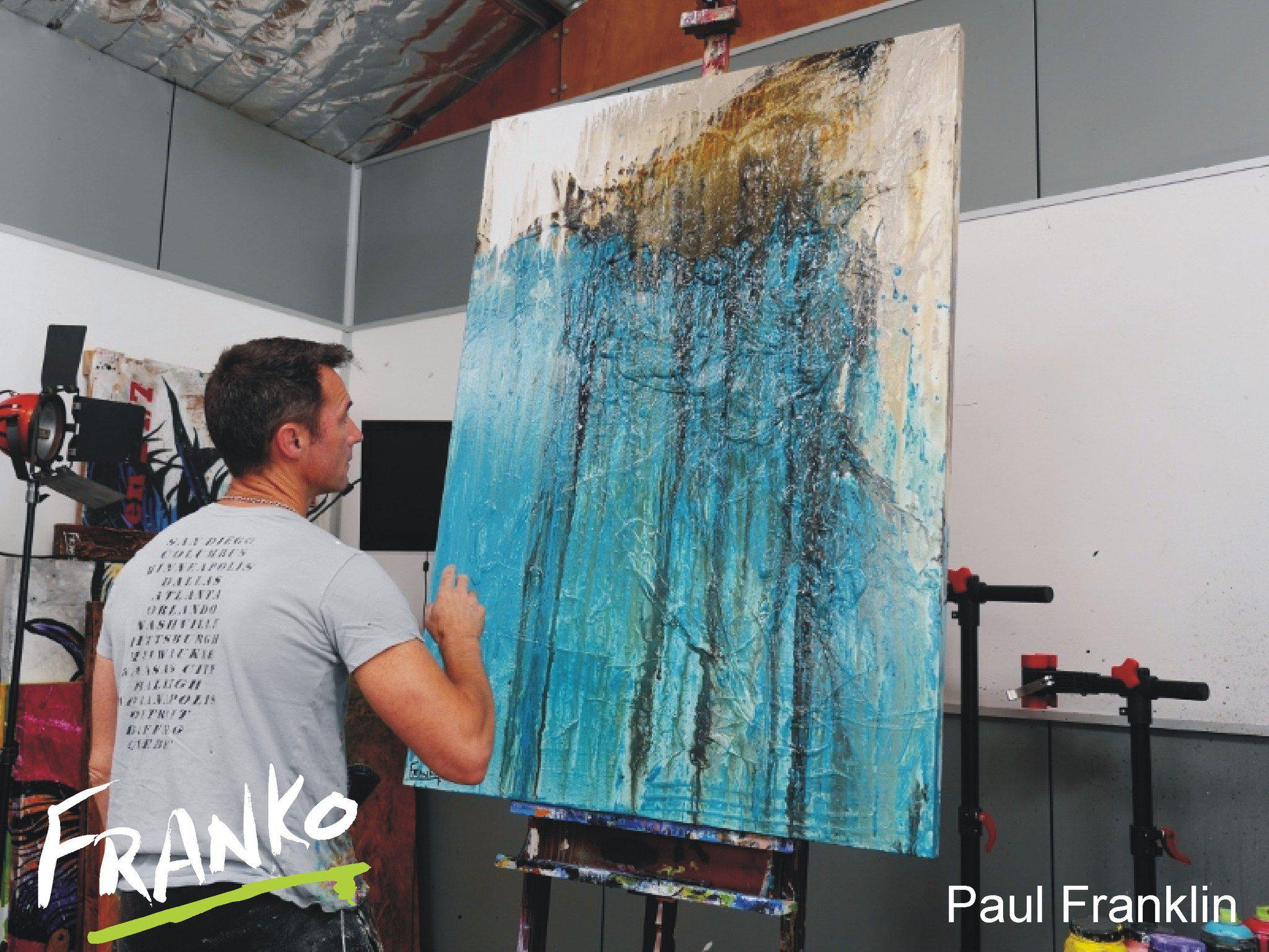 Right Back 140cm x 100cm Blue Abstract Painting (SOLD)-abstract-[Franko_Artist]-[The_Block]-[Dream_Homes]-[ideas]- [Grand_Designs]-Franklin Art Studio