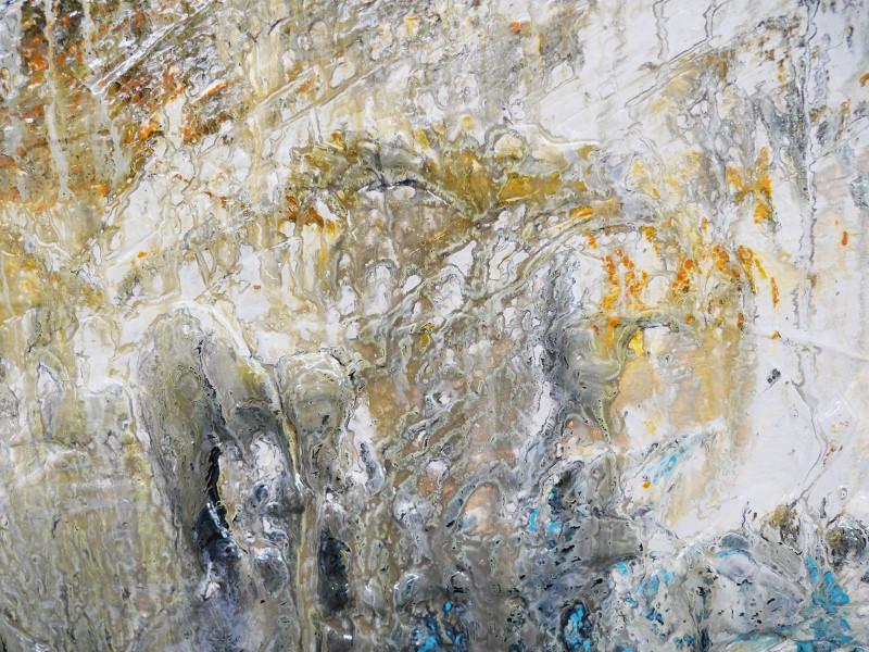 Right Back 140cm x 100cm Blue Abstract Painting (SOLD)