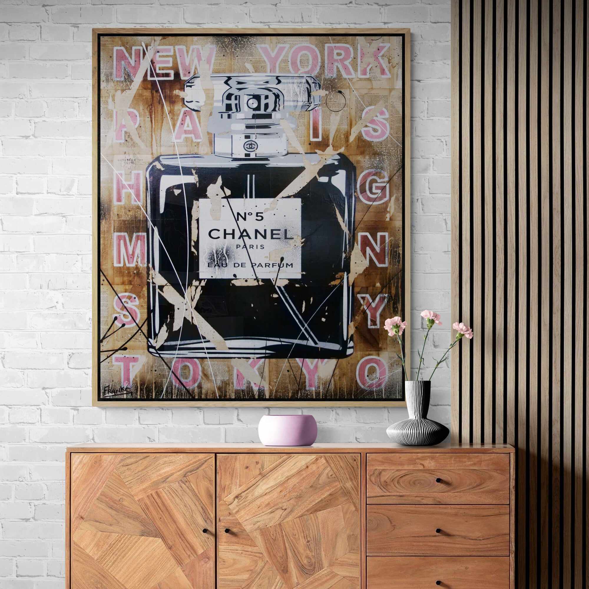 Ripped 120cm x 100cm Urban Pop Book Club Painting (SOLD)-book club-[Franko_Artist]-[The_Block]-[Dream_Homes]-[ideas]- [Grand_Designs]-Franklin Art Studio