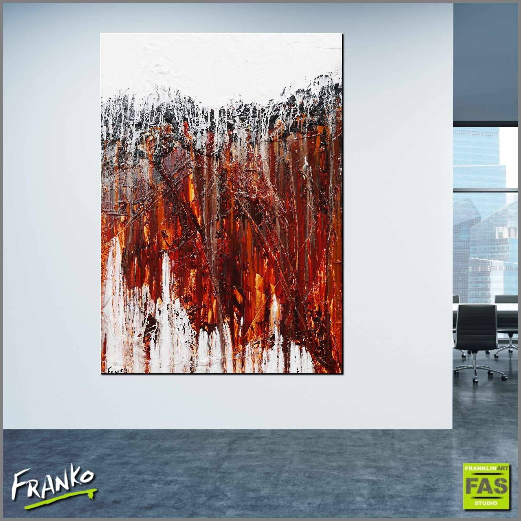 Rust & Lust 140cm x 100cm Brown White Abstract Painting (SOLD)-Abstract-[Franko_Artist]-[Australian_artist]-[Gold_Coast]-[Brisbane]-[modern]-[contemporary]-[original]-[Large_artwork]-[The_Block]-[Dream_Homes]-[ideas]-[Grand_Designs]-[Art_Lover]-Franklin Art Studio