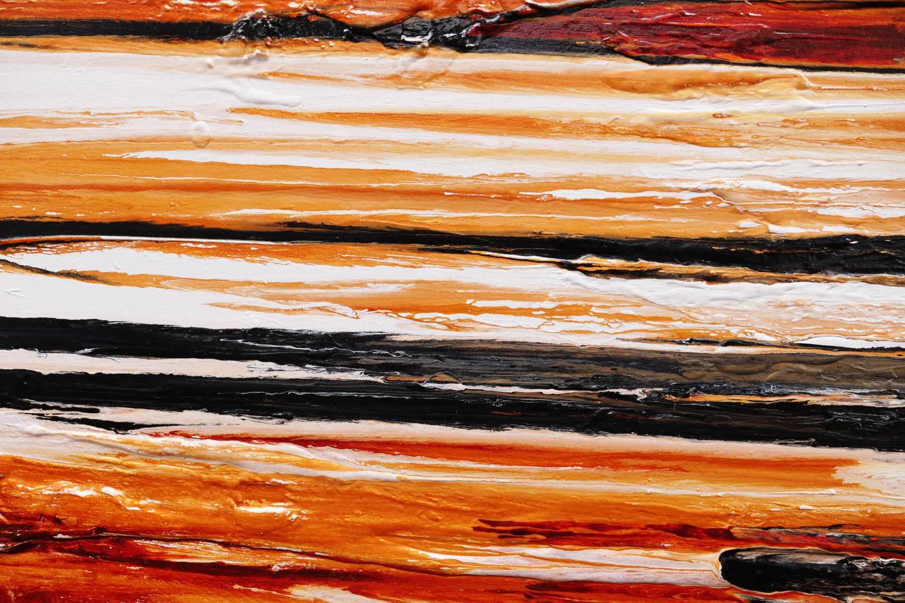Rusted Landscape 200cm x 80cm Black White Brown Textured Abstract Painting (SOLD)