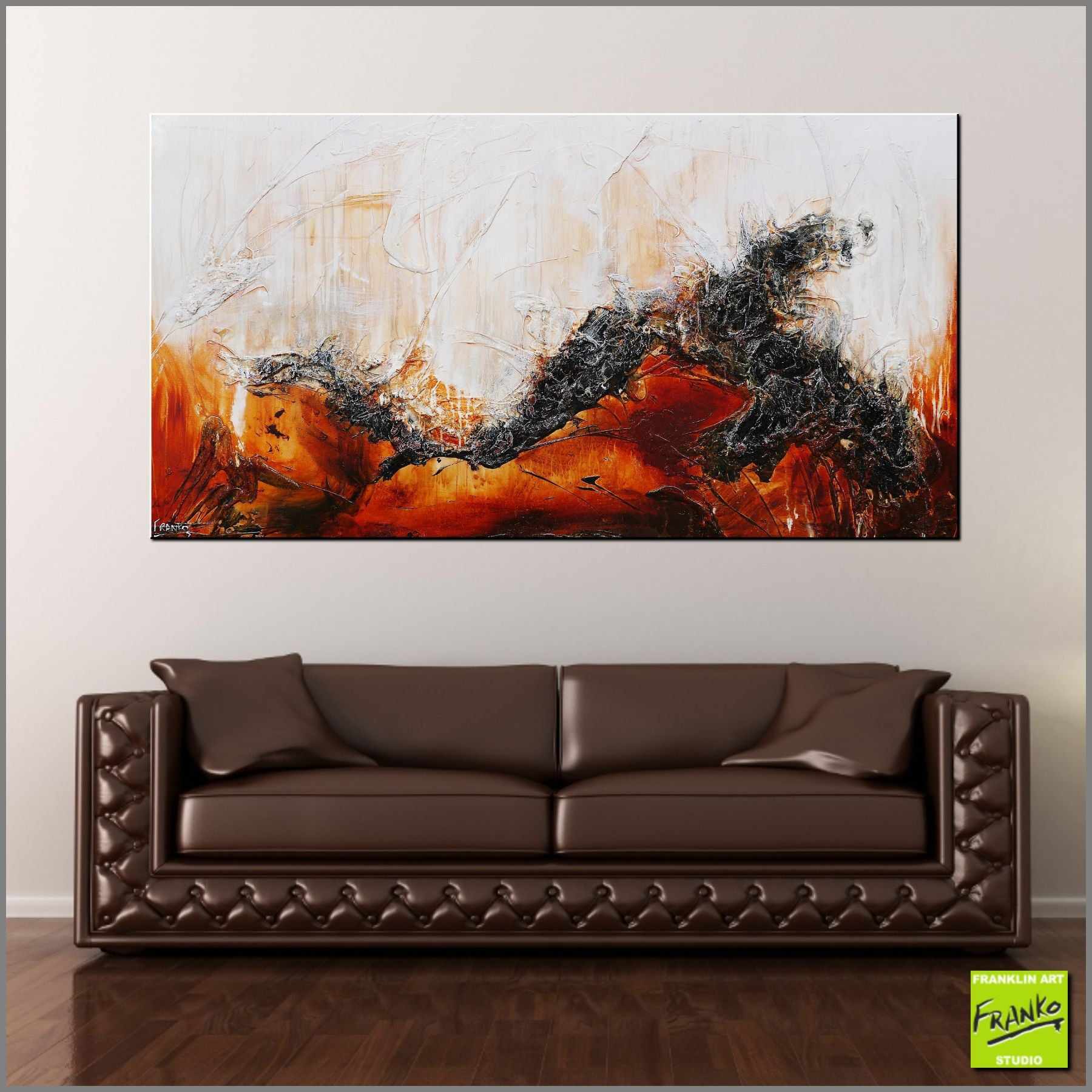 Rusted Superstar 190cm x 100cm White Brown Textured Abstract Painting (SOLD)-Abstract-[Franko_Artist]-[Australian_artist]-[Gold_Coast]-[Brisbane]-[modern]-[contemporary]-[original]-[Large_artwork]-[The_Block]-[Dream_Homes]-[ideas]-[Grand_Designs]-[Art_Lover]-Franklin Art Studio