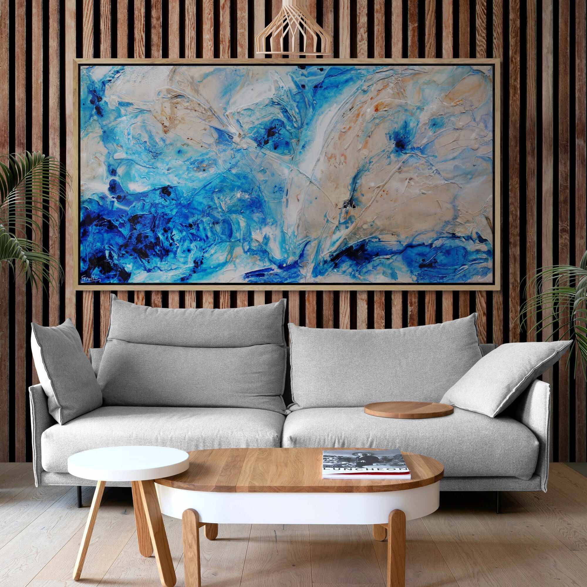 Sapphire Casbah 190cm x 100cm Blue Cream Textured Abstract Painting (SOLD NATALIE)-Abstract-[Franko_Artist]-[Australian_artist]-[Gold_Coast]-[Brisbane]-[modern]-[contemporary]-[original]-[Large_artwork]-[The_Block]-[Dream_Homes]-[ideas]-[Grand_Designs]-[Art_Lover]-Franklin Art Studio