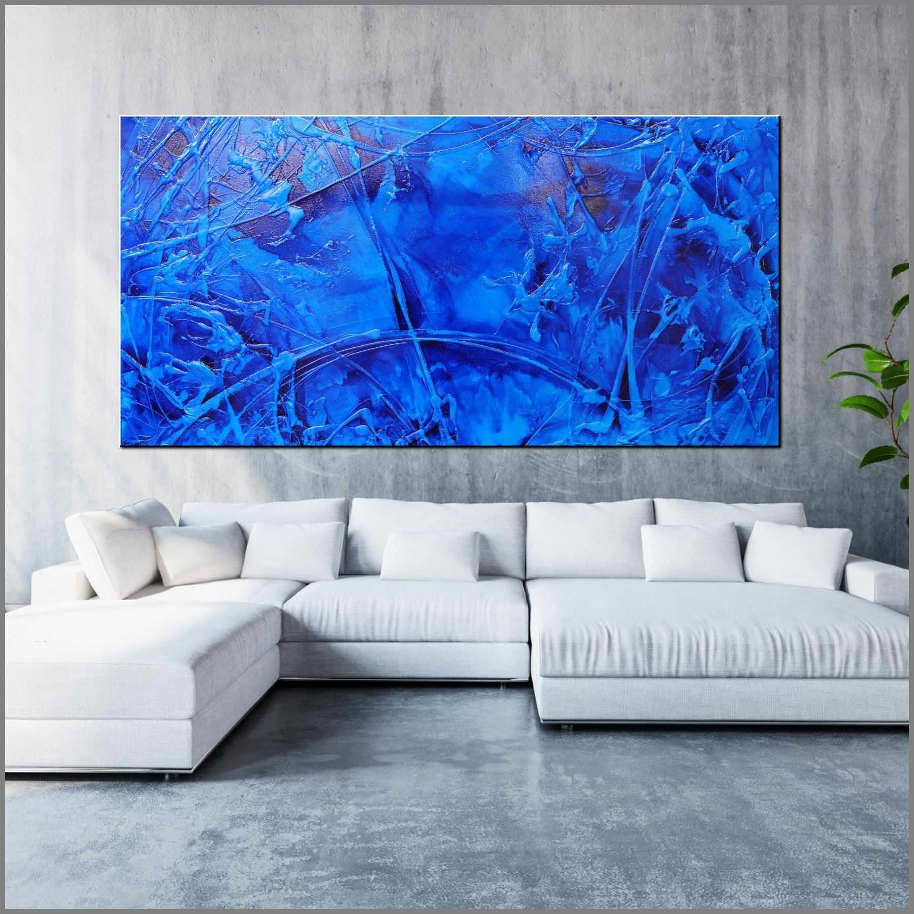 Sapphire Sugar 240cm x 120cm Blue Ink Textured Abstract Painting (SOLD)-Abstract-[Franko_Artist]-[Australian_artist]-[Gold_Coast]-[Brisbane]-[modern]-[contemporary]-[original]-[Large_artwork]-[The_Block]-[Dream_Homes]-[ideas]-[Grand_Designs]-[Art_Lover]-Franklin Art Studio