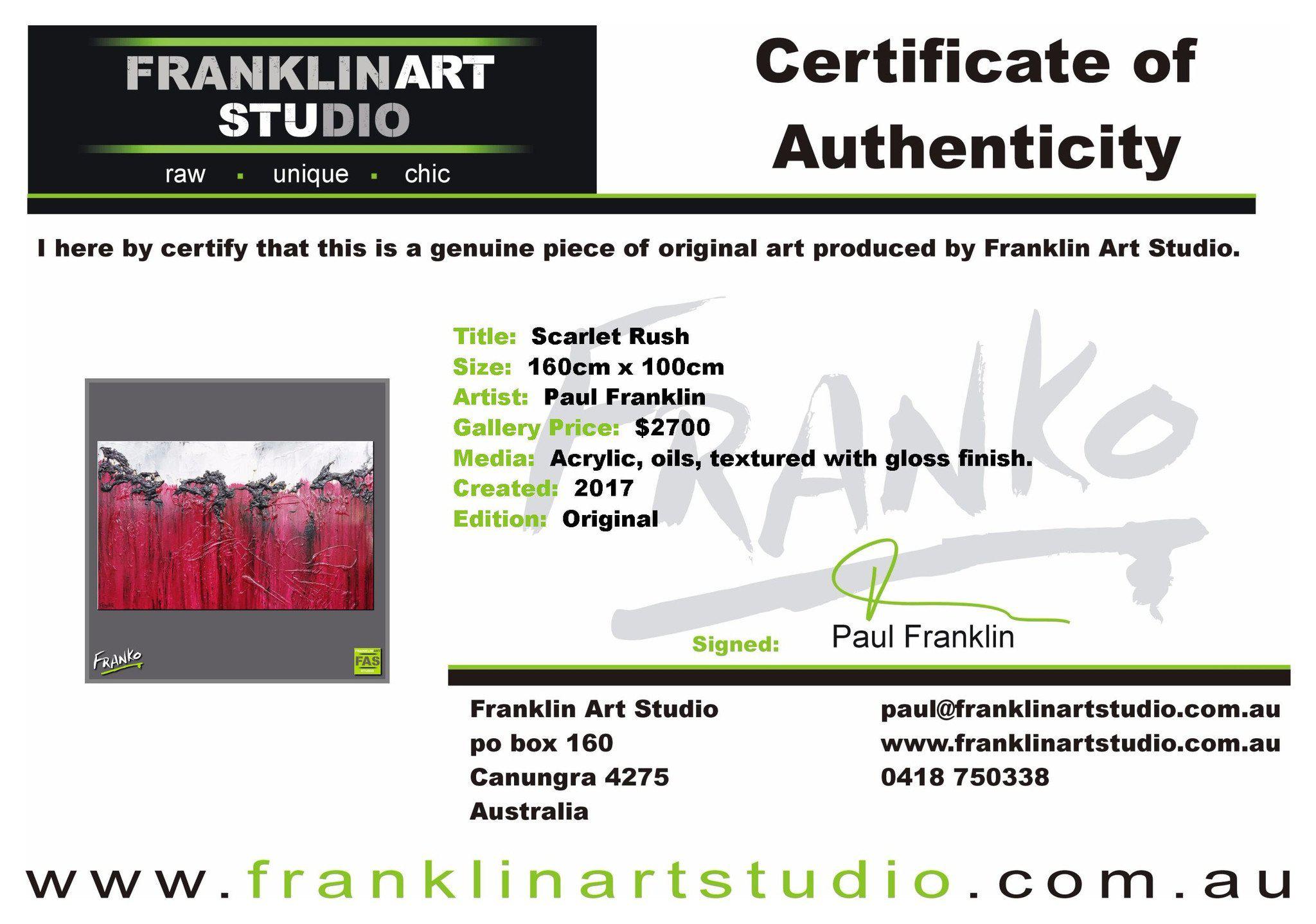 Scarlet Rush 160cm x 100cm Port Burnt red Burgundy Abstract Painting (SOLD)-abstract-[Franko_Artist]-[The_Block]-[Dream_Homes]-[ideas]-[Grand_Designs]-[Art_Lover]-Franklin Art Studio