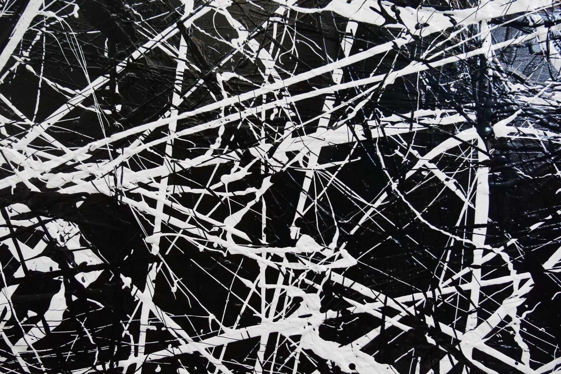 Scatter Brain Squared 150cm x 150cm Black White Textured Abstract Painting (SOLD)