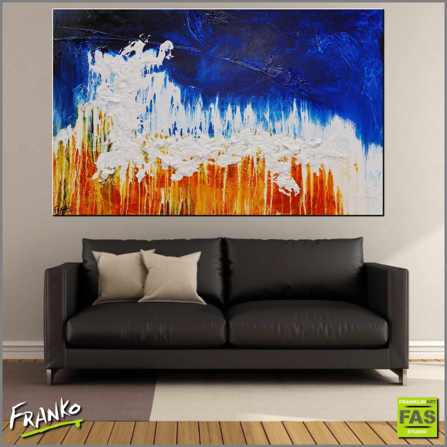 Sienna Blue 160cm x 100cm Sienna and Blue Abstract Painting (SOLD)-abstract-[Franko_Artist]-[Australian_artist]-[Gold_Coast]-[Brisbane]-[modern]-[contemporary]-[original]-[Large_artwork]-[The_Block]-[Dream_Homes]-[ideas]-[Grand_Designs]-[Art_Lover]-Franklin Art Studio
