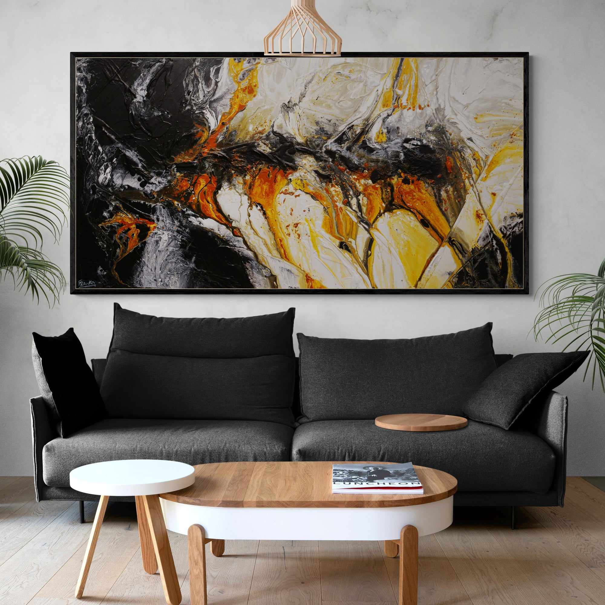 Sienna Depths 190cm x 100cm Sienna Black White Textured Abstract Painting (SOLD)-Abstract-[Franko_Artist]-[Australian_artist]-[Gold_Coast]-[Brisbane]-[modern]-[contemporary]-[original]-[Large_artwork]-[The_Block]-[Dream_Homes]-[ideas]-[Grand_Designs]-[Art_Lover]-Franklin Art Studio