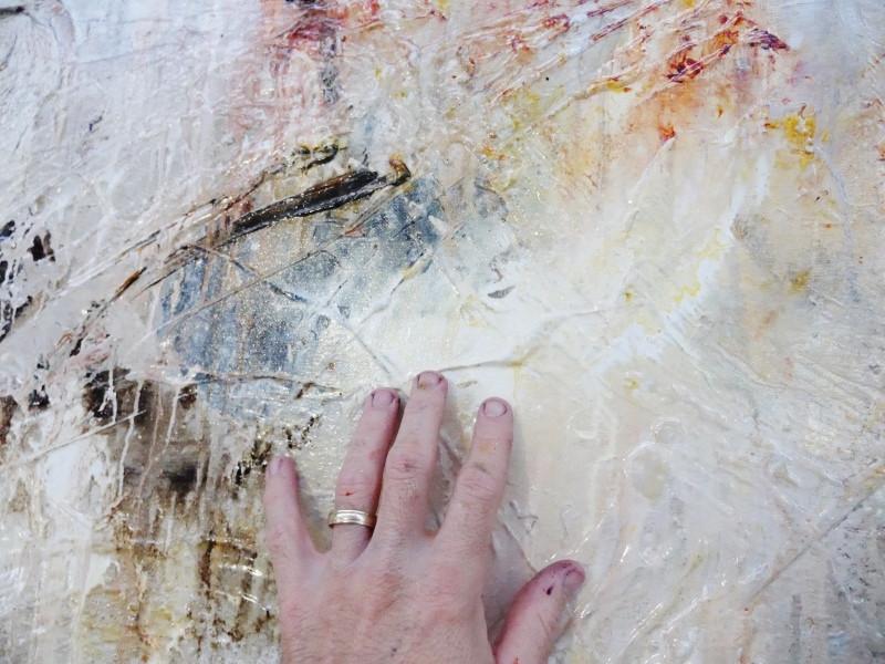 Sienna Fire 240cm x 100cm Sienna Abstract Painting (SOLD)