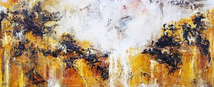 Sienna Fire 240cm x 100cm Sienna Abstract Painting (SOLD)-abstract-[Franko_Artist]-[Australian_artist]-[Gold_Coast]-[Brisbane]-[modern]-[contemporary]-[original]-[Large_artwork]-Franklin Art Studio