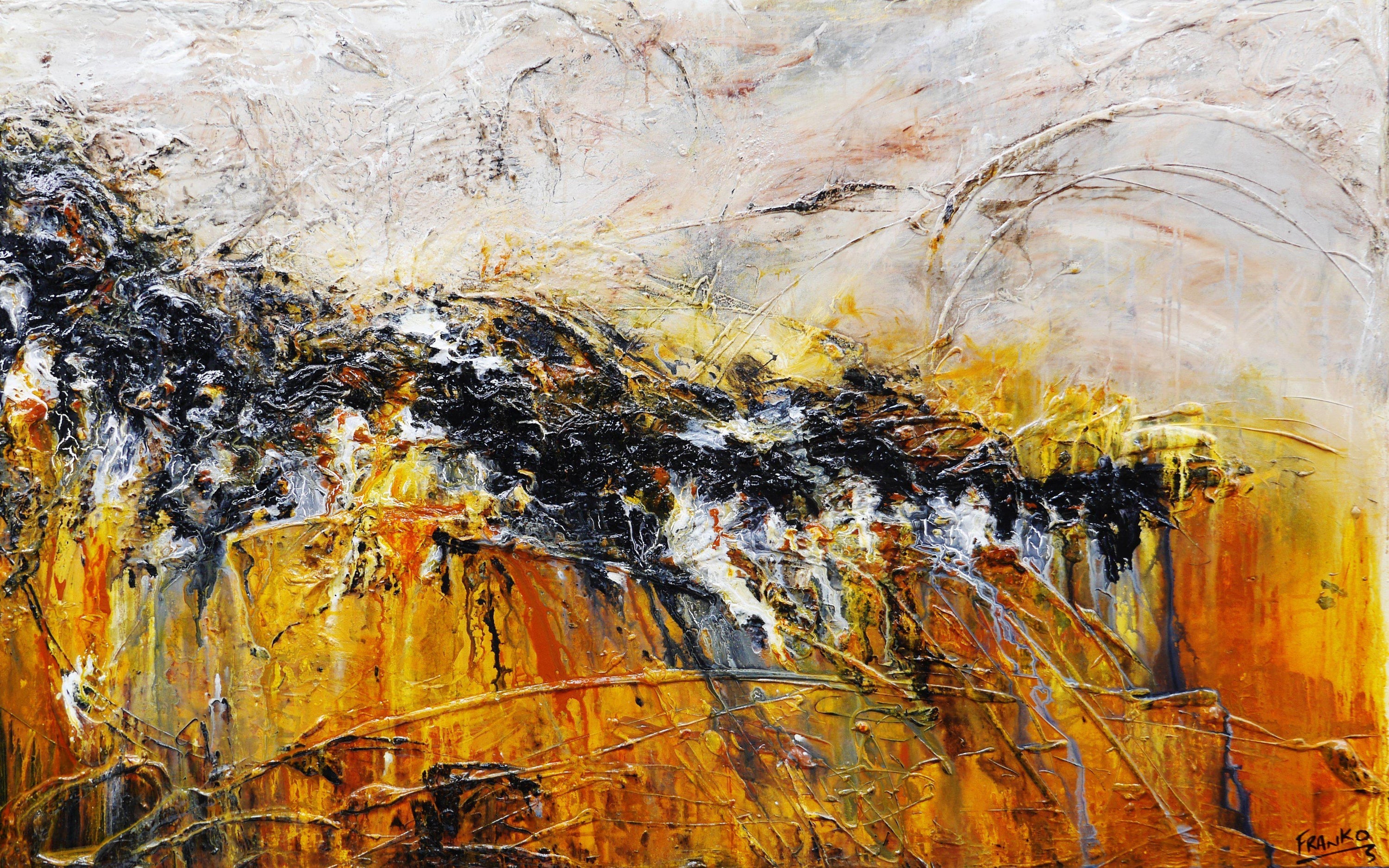 Sienna Grey Black 160cm x 100cm Sienna Abstract Painting (SOLD)-Abstract-[Franko_Artist]-[Australian_artist]-[Gold_Coast]-[Brisbane]-[modern]-[contemporary]-[original]-[Large_artwork]-Franklin Art Studio