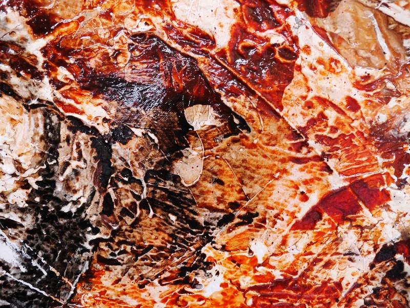 Sienna Lust 120cm x 150cm Sienna Abstract Painting (SOLD)